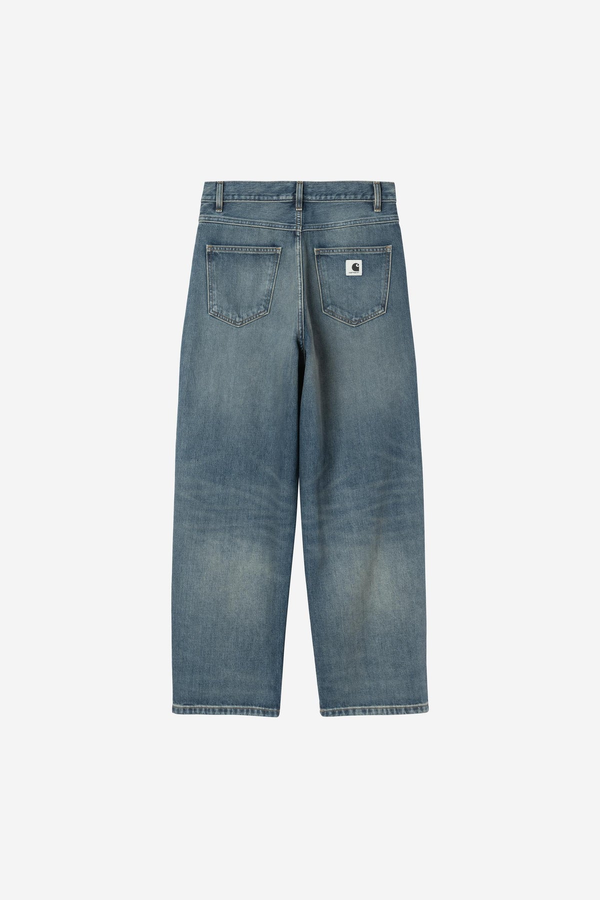 Carhartt Wip W BRANDON PANT Blue worn used wash