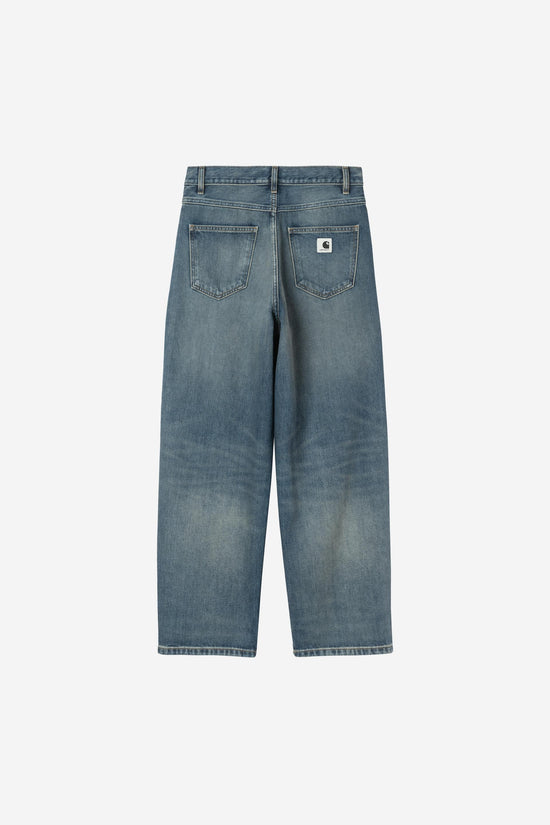 Carhartt Wip W BRANDON PANT Blue worn used wash — Carhartt WIP