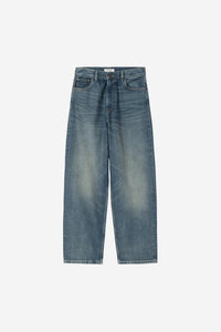 Carhartt Wip W BRANDON PANT Blue worn used wash