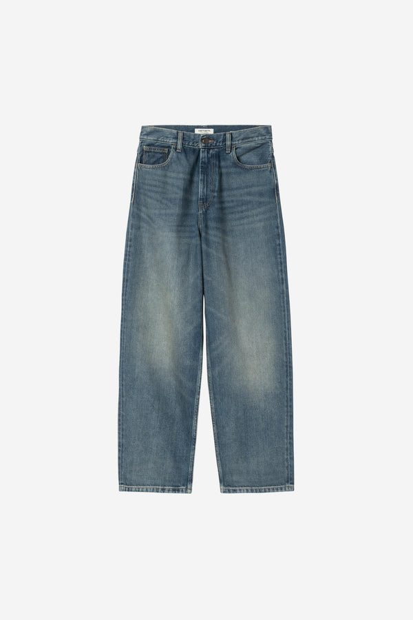 Carhartt Wip W BRANDON PANT Blue worn used wash