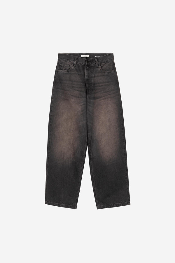 Carhartt Wip W BRANDON PANT Black tobacco used wash