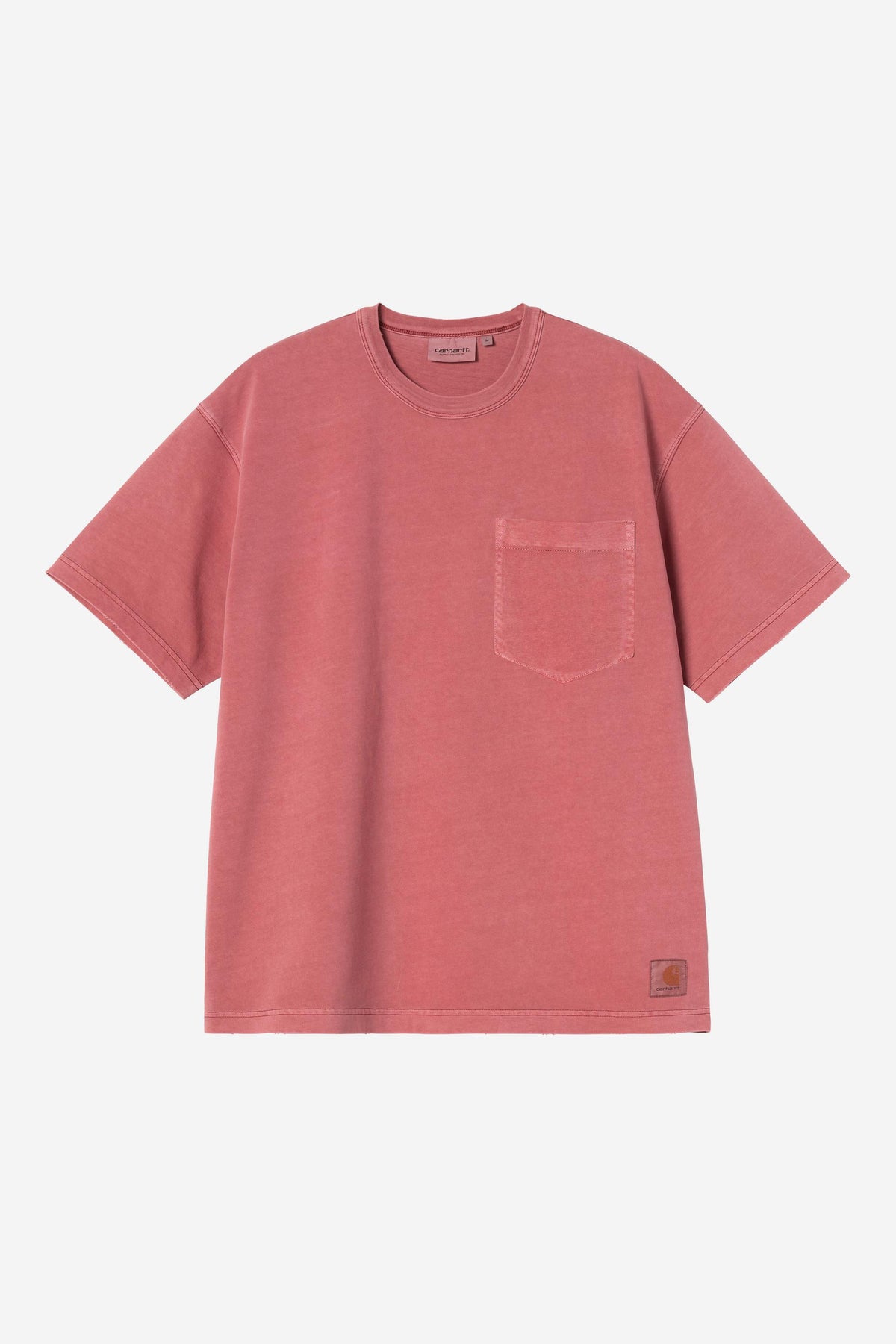 Carhartt Wip TORION POCKET S/S TEE Marsala grind washed
