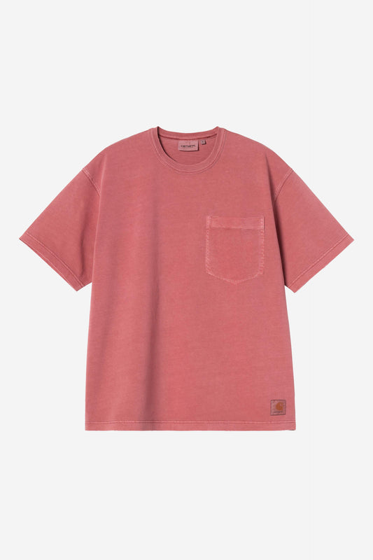 Carhartt Wip TORION POCKET S/S TEE Marsala grind washed