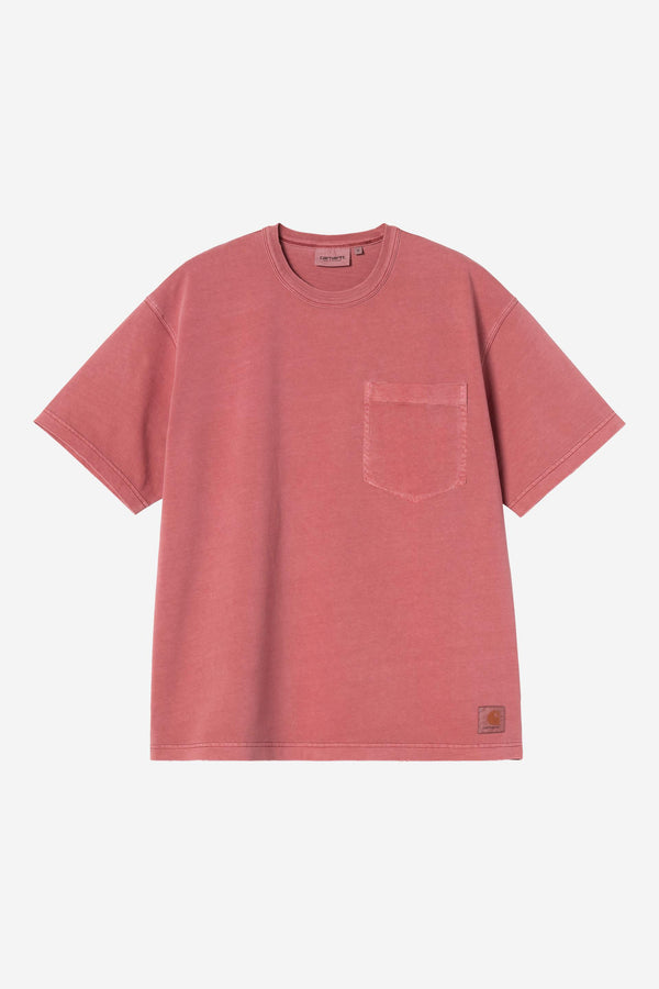 Carhartt Wip TORION POCKET S/S TEE Marsala grind washed — Carhartt Wip