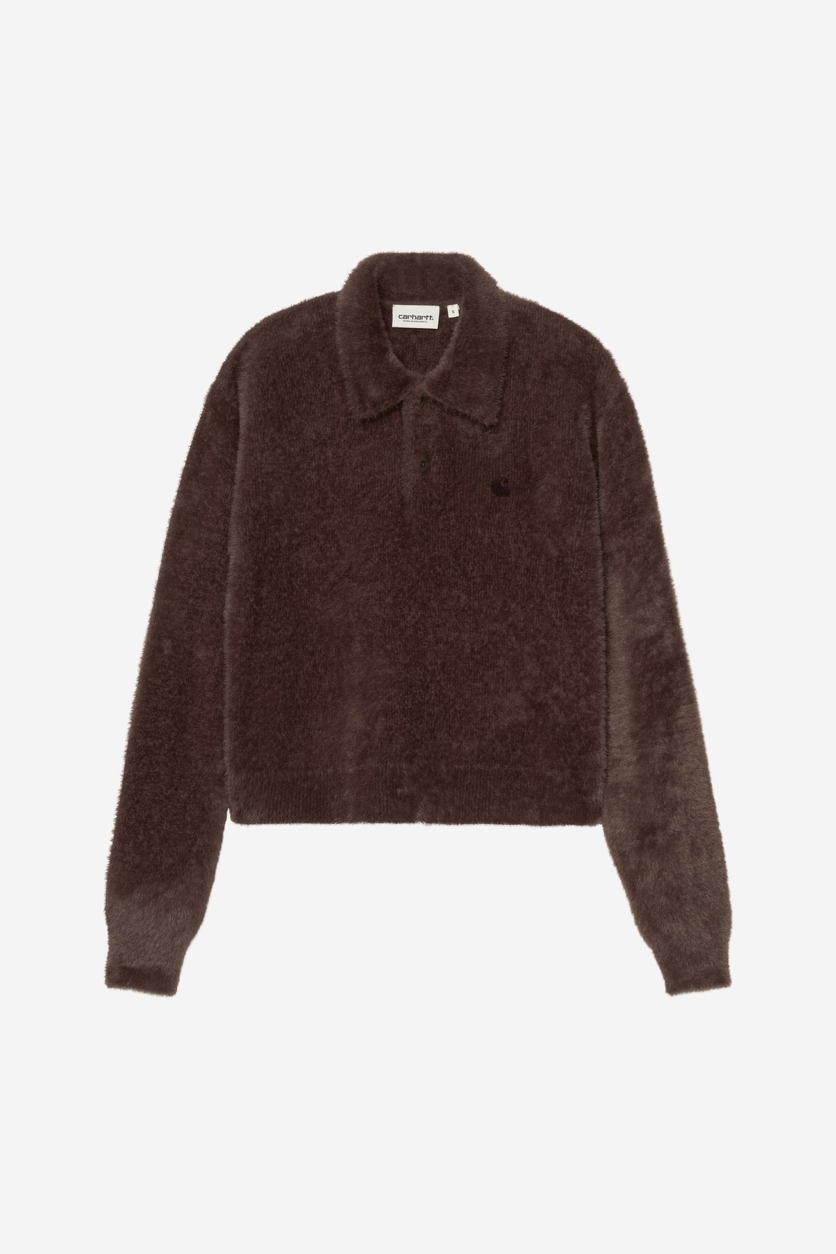 Carhartt Wip W MAINE L/S POLO SWEATER Palisander