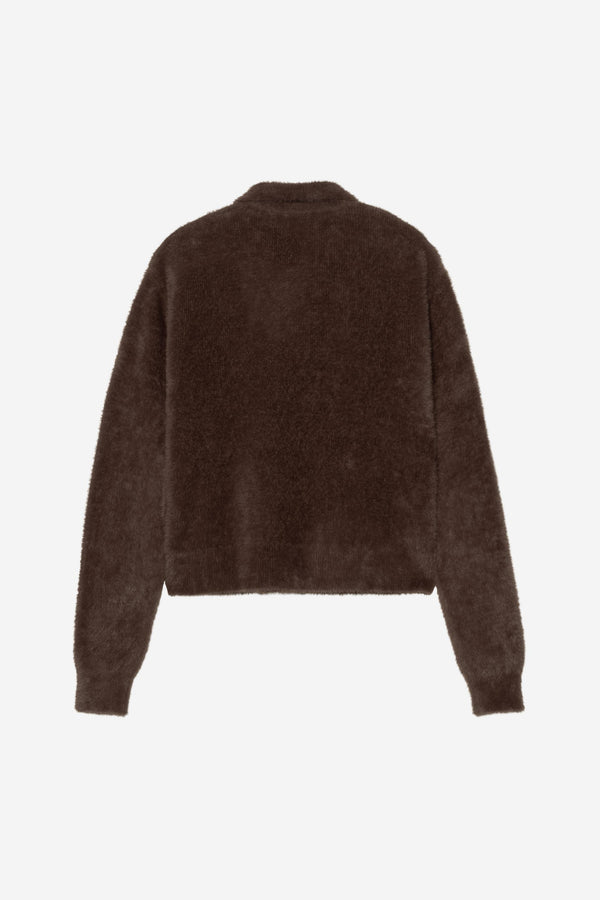 Carhartt Wip W MAINE L/S POLO SWEATER Palisander