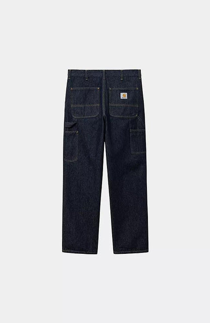 Jean Carhartt Wip SINGLE KNEE PANT Blue Rinsed