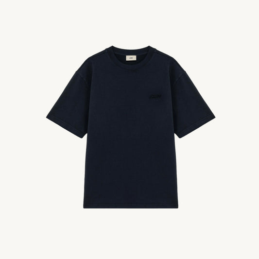 AUTRY T-SHIRT LOGO TON SUR TON UNISEX BLEU