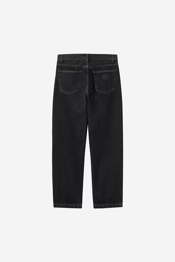 Jean Carhartt Wip AARON PANT Black Stone washed — Carhartt wip