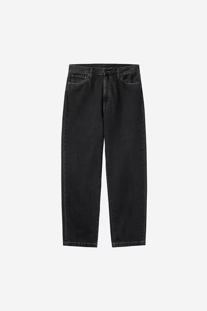 Jean Carhartt Wip AARON PANT Black Stone washed
