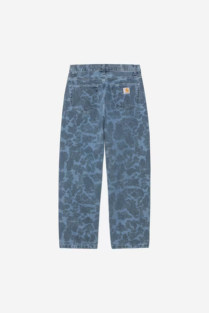 Jean Carhartt Wip DUCK LANDON PANT Camo Duck Blue Bleached