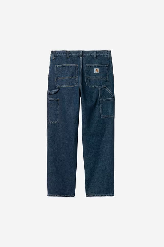 Jean Carhartt Wip SINGLE KNEE PANT Black Stone washed
