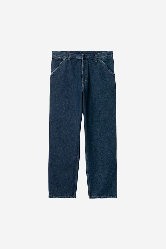 Jean Carhartt Wip SINGLE KNEE PANT Black Stone washed