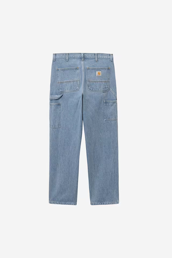 Jean Carhartt Wip SINGLE KNEE PANT Blue Stone bleached — Carhartt wip