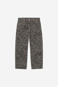Jean Carhartt Wip DUCK SINGLE KNEE PANT Camo Duck Green Porphyry