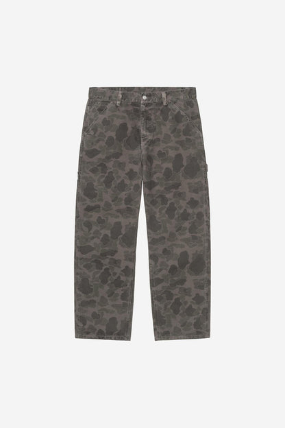 Jean Carhartt Wip DUCK SINGLE KNEE PANT Camo Duck Green Porphyry