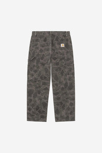 Jean Carhartt Wip DUCK SINGLE KNEE PANT Camo Duck Green Porphyry