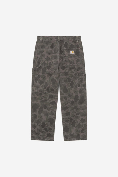 Jean Carhartt Wip DUCK SINGLE KNEE PANT Camo Duck Green Porphyry