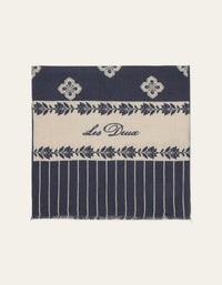 Les Deux ARABESQUE SCARF Dark Navy