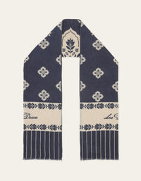 Les Deux ARABESQUE SCARF Dark Navy