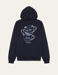 Les Deux BEN ARTIST HOODIE Dark Navy