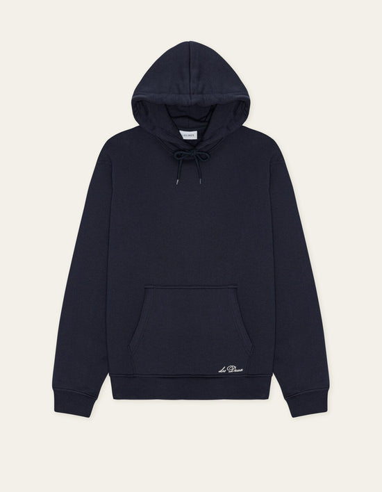 Les Deux BEN ARTIST HOODIE Dark Navy