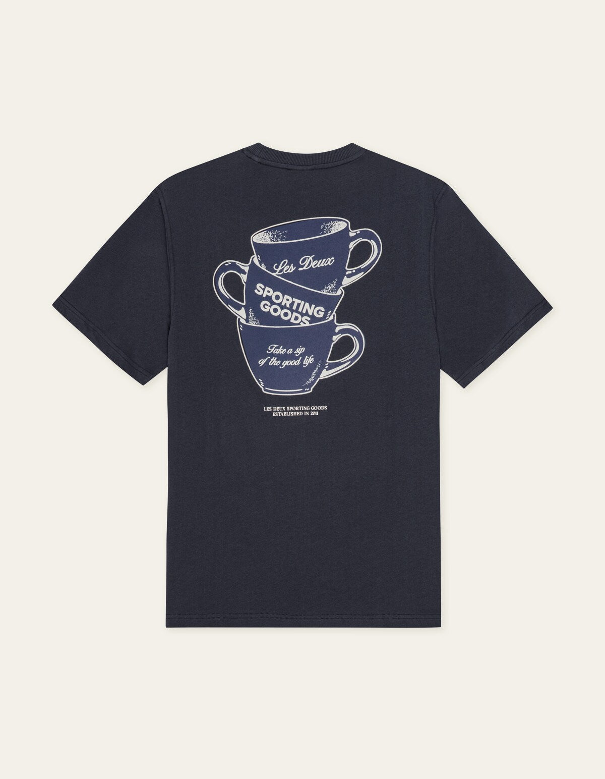 Les Deux BEN ARTIST S/S TEE Dark Navy
