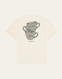 Les Deux BEN ARTIST S/S TEE Eggnog White