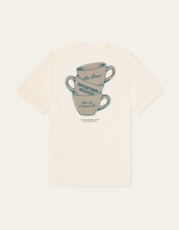 Les Deux BEN ARTIST S/S TEE Eggnog White — Les Deux