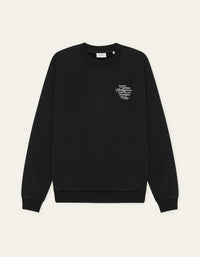 Les Deux BEN FAIENCE SWEATSHIRT Black
