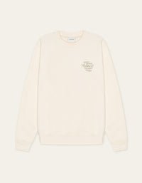 Les Deux BEN FAIENCE SWEATSHIRT Eggnog White