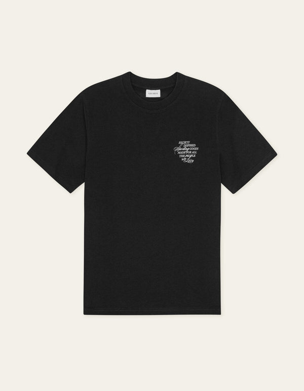 Les Deux BEN FAIENCE S/S TEE Black