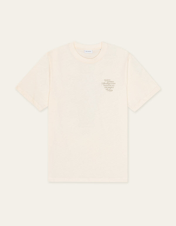 Les Deux BEN FAIENCE S/S TEE Eggnog White