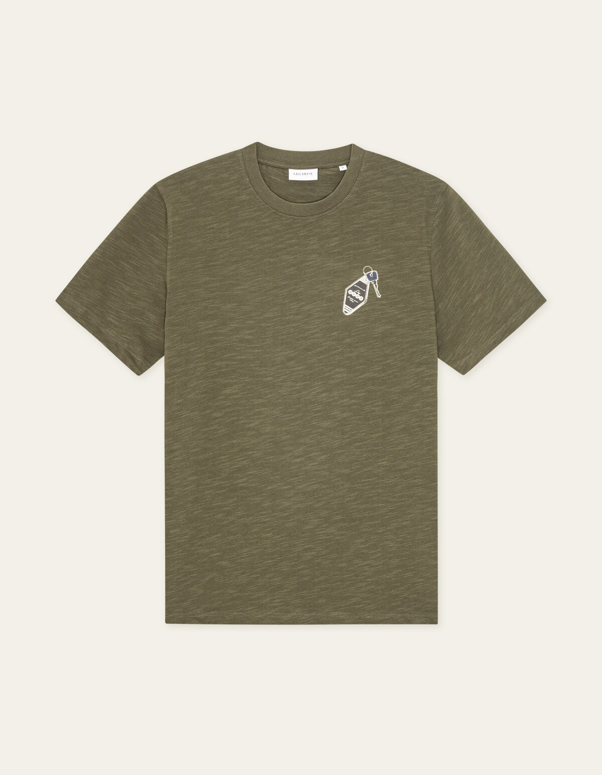 Les Deux BEN TROY S/S TEE Olive Night