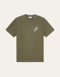 Les Deux BEN TROY S/S TEE Olive Night
