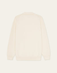 Les Deux BILLY WEAVE KNITTED L/S POLO Light Ivory