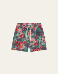 Les Deux BOUQUET AOP SWIM SHORTS Multicolor