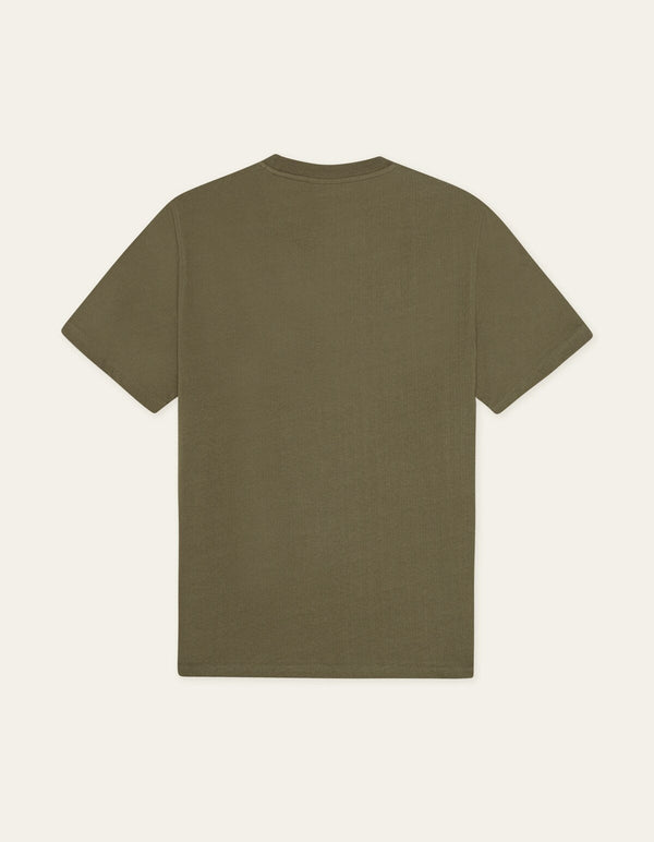 Les Deux BRADY EMBLEM S/S TEE Olive Night