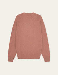 Les Deux BRAD ROUNDNECK KNIT Cognac Red