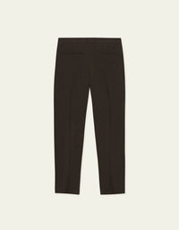 Les Deux BRUSHED TWILL REG SUIT PANTS Mole Brown