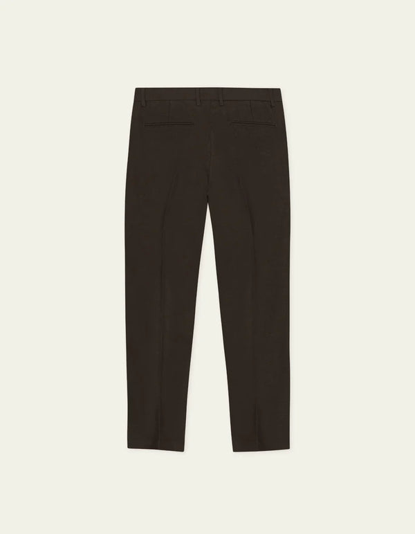 Les Deux BRUSHED TWILL REG SUIT PANTS Mole Brown