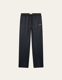 Les Deux Ballier Pinstripe Casual Pants Raven Grey