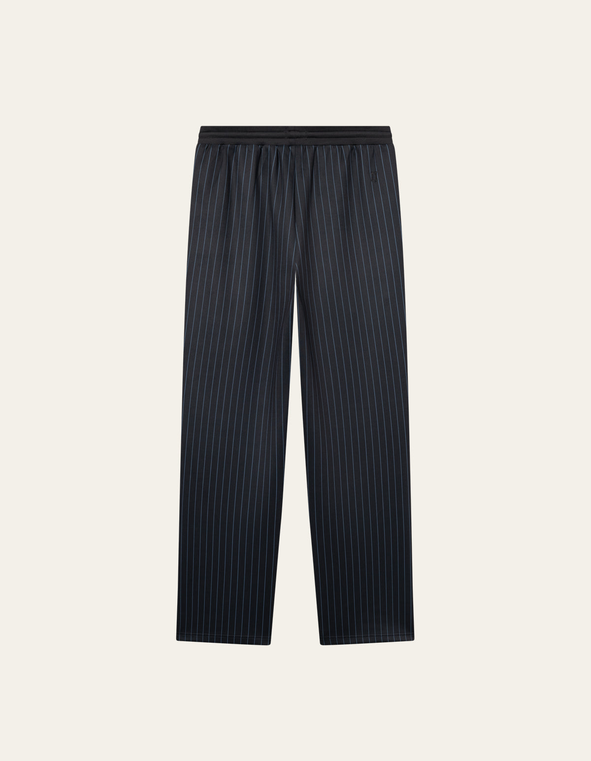 Les Deux Ballier Pinstripe Casual Pants Raven Grey