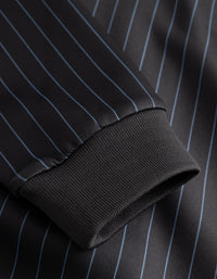 Les Deux Ballier Pinstripe Jacket Raven Grey