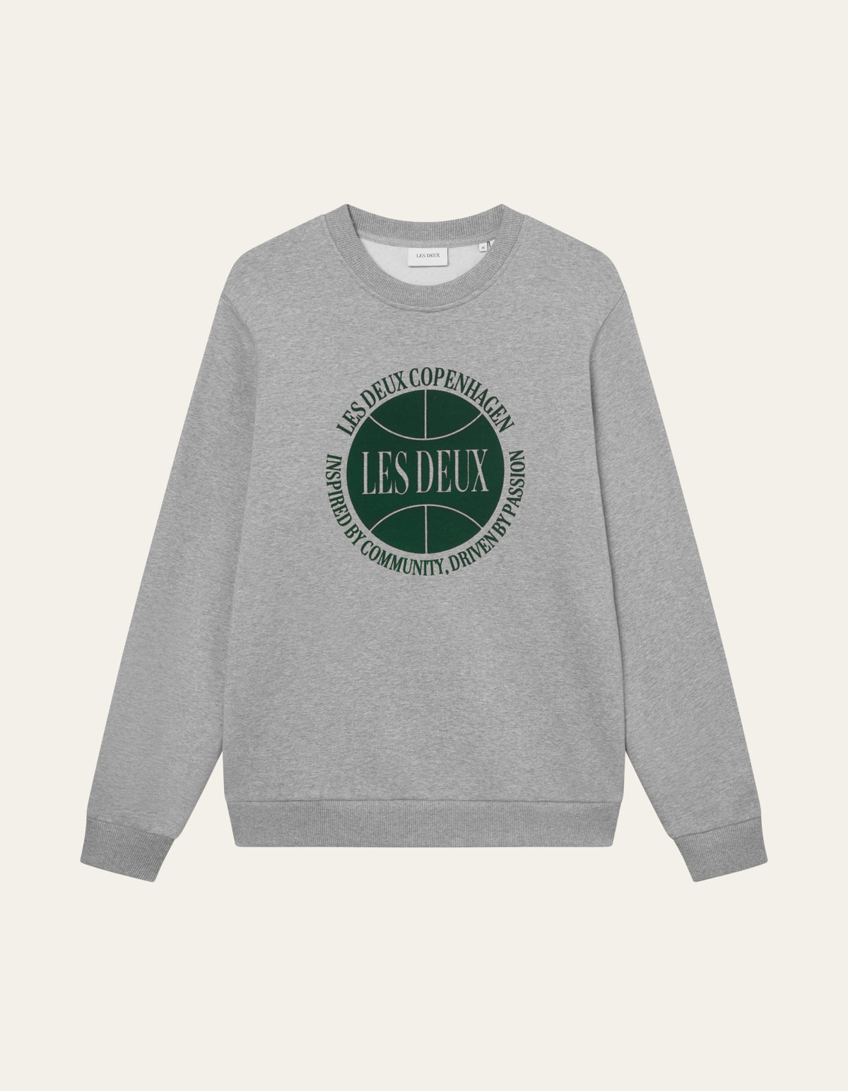 Les Deux Ben Basketball Sweatshirt Light Grey Melange