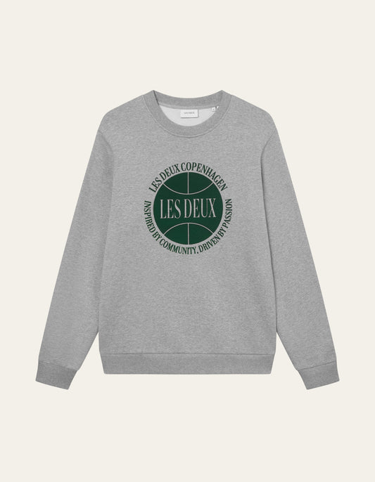 Les Deux Ben Basketball Sweatshirt Light Grey Melange