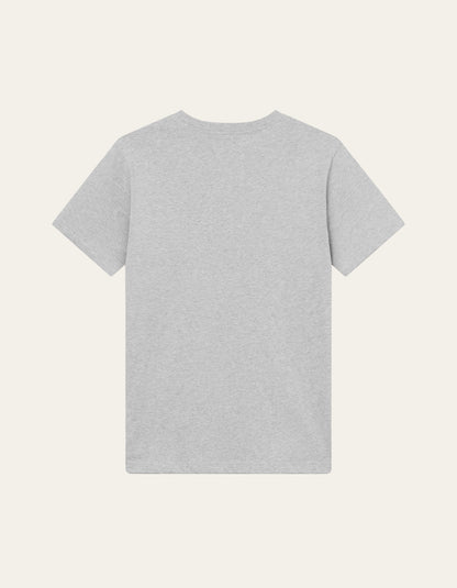 Les Deux Ben Basketball T-Shirt Light Grey Melange