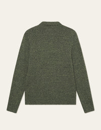 Les Deux Billy Mouliné Knitted Polo Woodbine