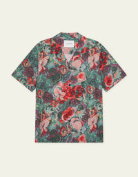 Les Deux Bouquet AOP SS Shirt Multicolor
