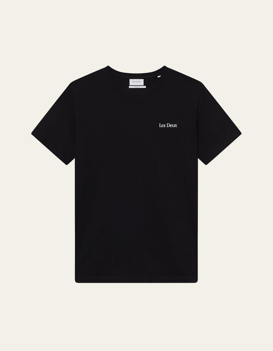 Les Deux Brady Flowermarket T-Shirt Black